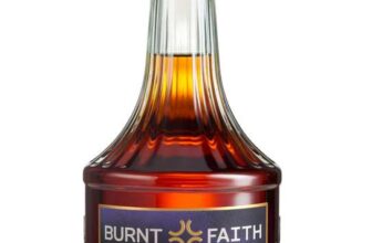 Burnt Faith Brandy 70cl Double-Distilled in the UKs First Brandy House Crafted with Recycled Packaging (Prime Members)