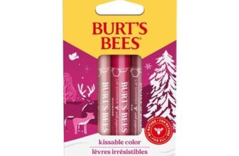 Burts Bees 3 Pack Lip Shimmers Gift Set: Peony, Rhubarb & Fig Shades