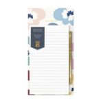 Busy B Magnetic Pad and Pen – Floral, 70 Tear-off Sheets