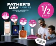 Buy 1 Get 2nd Half Price on Fragrances/Perfumes – Includes Discounted Items & Premium Brands (extra 10% off w/student discount) free C&C