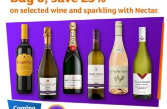 Buy 6, Save 25% on selected wine and sparkling with Nectar