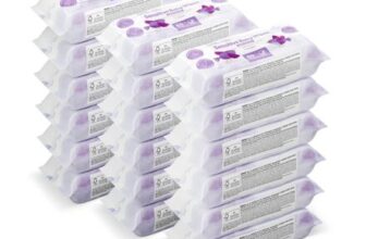 By Amazon Sensitive Baby Wipes, Unscented, 1080 Wipes, 18 Pack of 60
