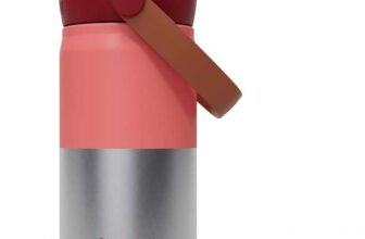 CAMELBAK Kids Thrive Flip Straw VSS Water Bottle, Demi Blush, 350ml