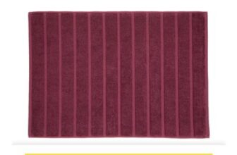 CHRISTY Ambience Bath Mat, Berry Bilberry