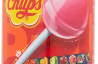 CHUPA CHUPS – The Best Of Chupa Chups Lollipop Tube – 7 Classic Flavours – 100 Lollies
