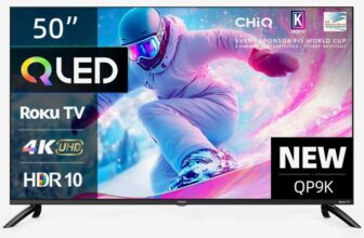 CHiQ U500P9K 50 4K Smart QLED Roku TV HDR10 HLG, Dolby Audio
