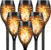 CNMTCCO Solar Flickering Flame Lights – 6 Pack Outdoor Garden Solar Lights, Waterproof Torch Landscape Lighting for Patio, Pathways, Lawn, Yard Decoration