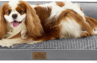 COSY KISS Orthopedic Dog Bed, Pet BedS for Dogs,with Waterproof Lining Anti-Slip, Washable