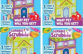 CRAYOLA Imagipals Activity Surprise Ball Capsules with Animal & Characacter Figures (Scribble Scrubble Pack of 4)
