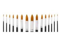 CRELANDO Round Paint Brush Set – 15 Pieces