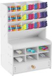 CROWNSHOP Desk Organiser Multifunctional Marker Organiser with Drawer Desk Supplies Office Marker Storage for Office School and Home