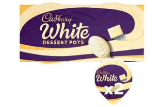 Cadbury Creamy White Chocolate Dessert Pots 120g (2 X 60g)