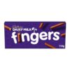 Cadbury Dairy Milk Fingers Milk Chocolate Covered Biscuits 114g
