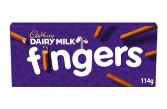 Cadbury Dairy Milk Fingers Milk Chocolate Covered Biscuits 114g