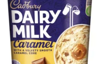 Cadbury Dairy Milk or Caramel Ice Cream 425ml