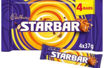 Cadbury Starbar Chocolate Peanut Bar Multipack 4 Pack 4 x 37g -Clubcard Price