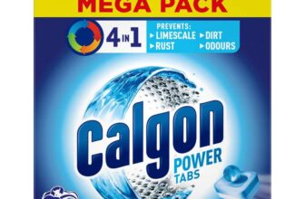 Calgon 4-in-1 Washing Machine Cleaner and Water Softener Tablets, 75 Count – £11.04 via S&S – Prime deal
