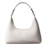 Calvin Klein Womens Foil Logo Shoulder Bag, White