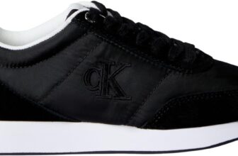Calvin Klein Womens Low Top Retro Lace-up Runner Trainers
