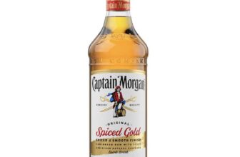 Captain Morgan Original Spiced Gold 35% vol 1L Caribbean Rum Based Spirit Drink with Spice Vanilla & Brown Sugar Flavours