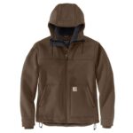 Carhartt Mens Super Dux Sherpa-Lined Active Jacket in coffee or black size S, M and XL