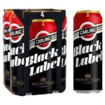 Carling Black Label Premium Lager Beer Cans 4 x 568ml – 4.7% abv – In Store Leeming Road, Borehamwood