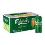 Carlsberg Danish Pilsner Lager Beer Cans 15 X 440ml
