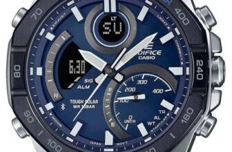 Casio Edifice Watch, Tough Solar, Bluetooth, Chronograph, Model: ECB-950DB-2AEF – w/Code – Sold by H.S.Johnson Jewellers