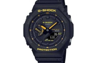 Casio G-Shock 2100 Solar/Bluetooth Watch – Black/Yellow