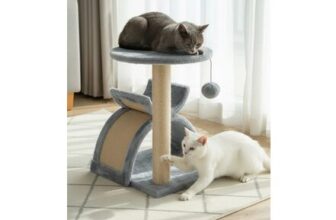 Cat Tree with Sisal Scratching Post and Hanging Toys
