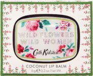 Cath Kidston Lip Balm 6g in Display Tray and Compact Mirror, Shea and Cocoa Seed Butter, Travel Size, Vegan and Cruelty Friendly, Birthday and Beauty Gift for Her, Nourishes and Softens