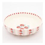 Cath Kidston Pink Floral Stripe Pasta Bowl 5.5x21cm