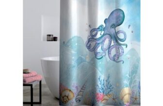Catherine Lansfield Octopus Shower Curtain