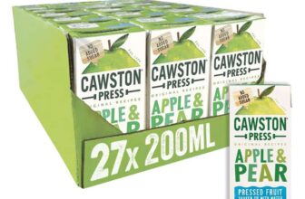 Cawston Press, Apple Pear Kids Fruit Water Cartons 200ml Pack of, 1 count, (Pack of 27) £12.15 S&S