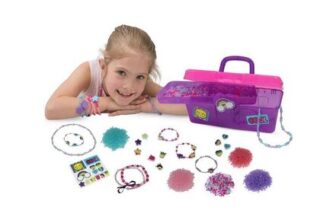 Chad Valley Be U Bead Box and 5000 Beads