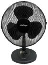 Challenge Oscillating Black Desk Fan 12 inch Free C&C