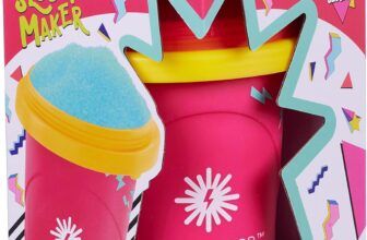 Chill Factor Color Shock Slushy Maker Perfectly Pink – Reusable Slushy Maker Cup, Homemade Slushies, Squeeze Cup Slushy Maker Kitchen Toy