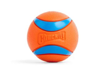 Chuckit Ultra Ball, Durable High Bounce Rubber Toy, Launcher Compatible, 1 Pack, Medium