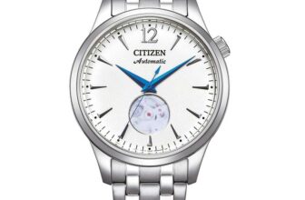 Citizen Automatic Mechanical Open Heart Watch with Stainless Steel Bracelet, Model: NH9131-73A – Sold & Shipped by Amazon EU