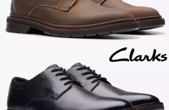 Clarks Burchill Derby Beeswax Leather Mens Shoes / Clarks Atticus LT Lace Leather Mens Shoes – W/Code