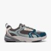 Clarks Childrens Crafton Vibe Older Kids Trainers in Grey/Green Combination, sizes 13-6 (free C&C)