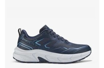 Clarks Mens Brockwood Lace Navy Trainers