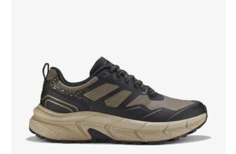 Clarks Mens Brockwood Lace Olive Trainers