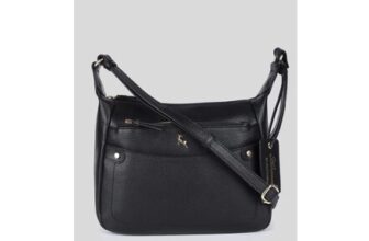 Classico Napoli Real Leather Top Zip Crossbody Bag