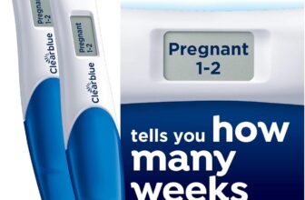 Clearblue Pregnancy Test – Digital with Weeks Indicator, the Only Test that Tells You How Many Weeks, 2 Digital Tests, Packaging May Vary