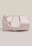 Clifton Satin Clutch bag in Champagne
