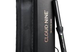 Cloud Nine Curling Wand Variable Temperature Ceramic Barrel Quick Heat