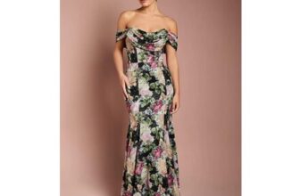 Coast Floral Bardot Maxi Dress