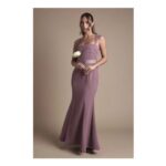 Coast Strappy Satin Bridesmaid Dress with Tie Back Detail