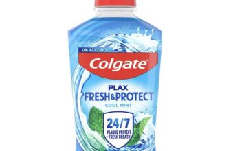 Colgate Plax Cool Mint Mouthwash 500ml – Fresh Breath mouthwash £1.90 Subscribe & Save